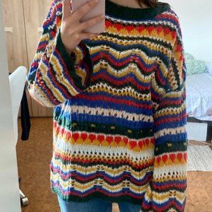 SHEIN Colorblock Sweater